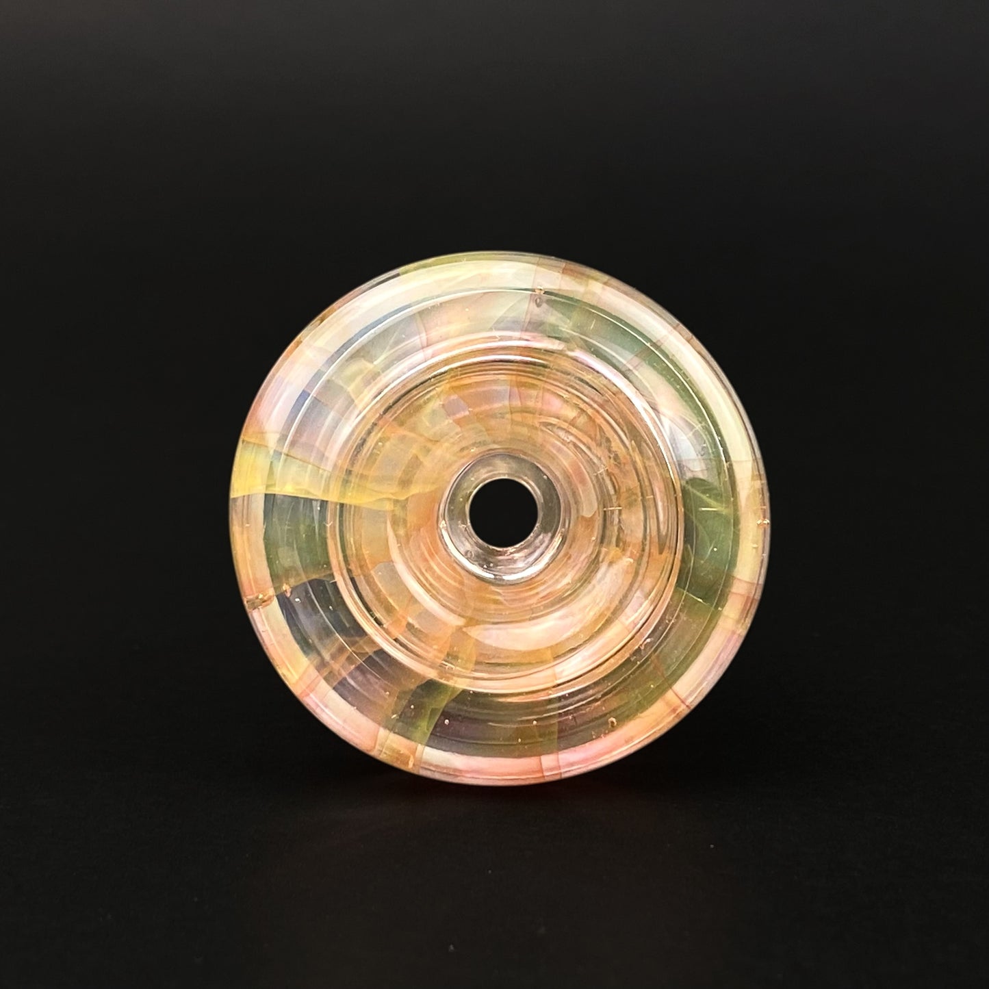 14mm Glass Bowl Slide – Single Hole by The Beardless Menace