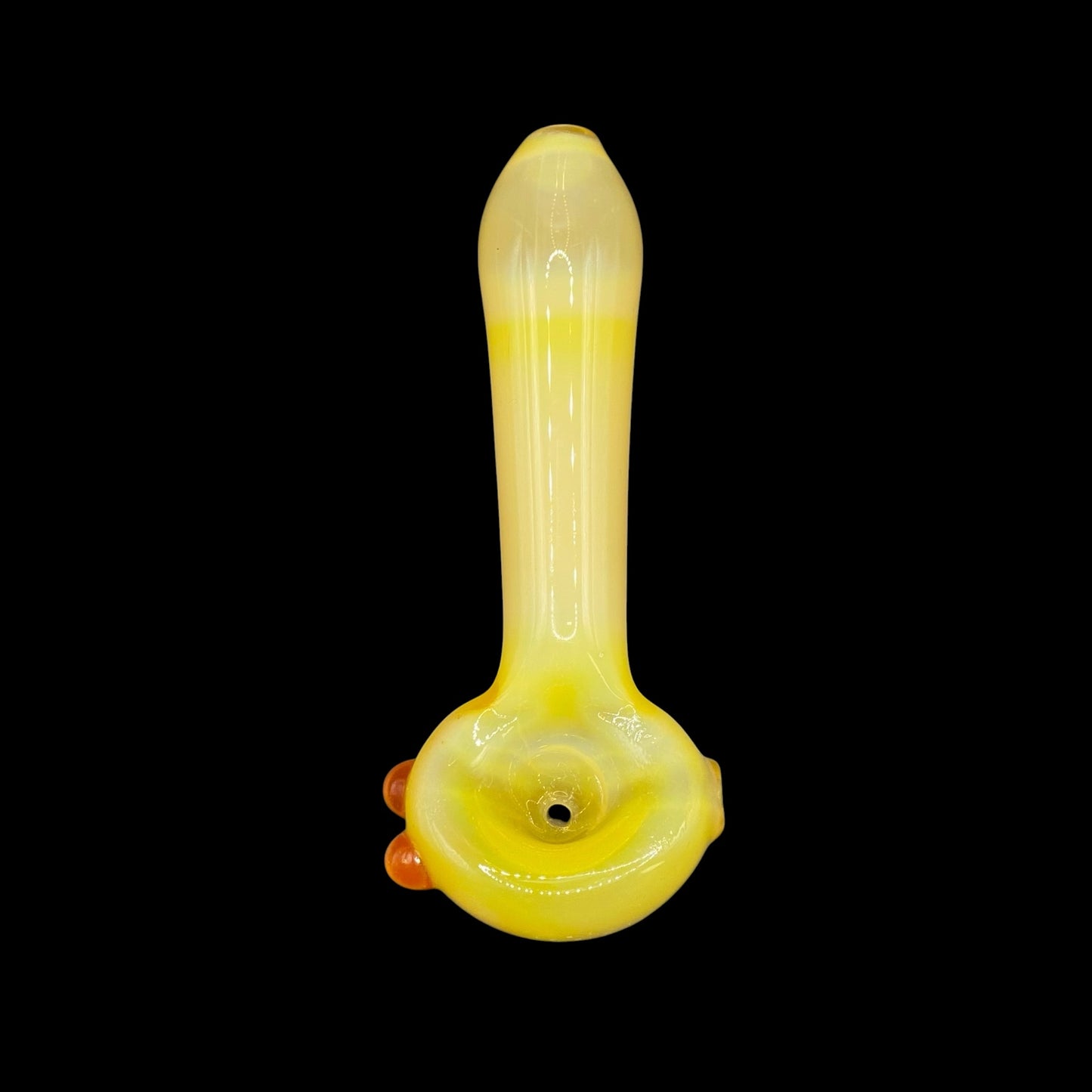 Mango Opaline Glass Hand Pipe by Magizle