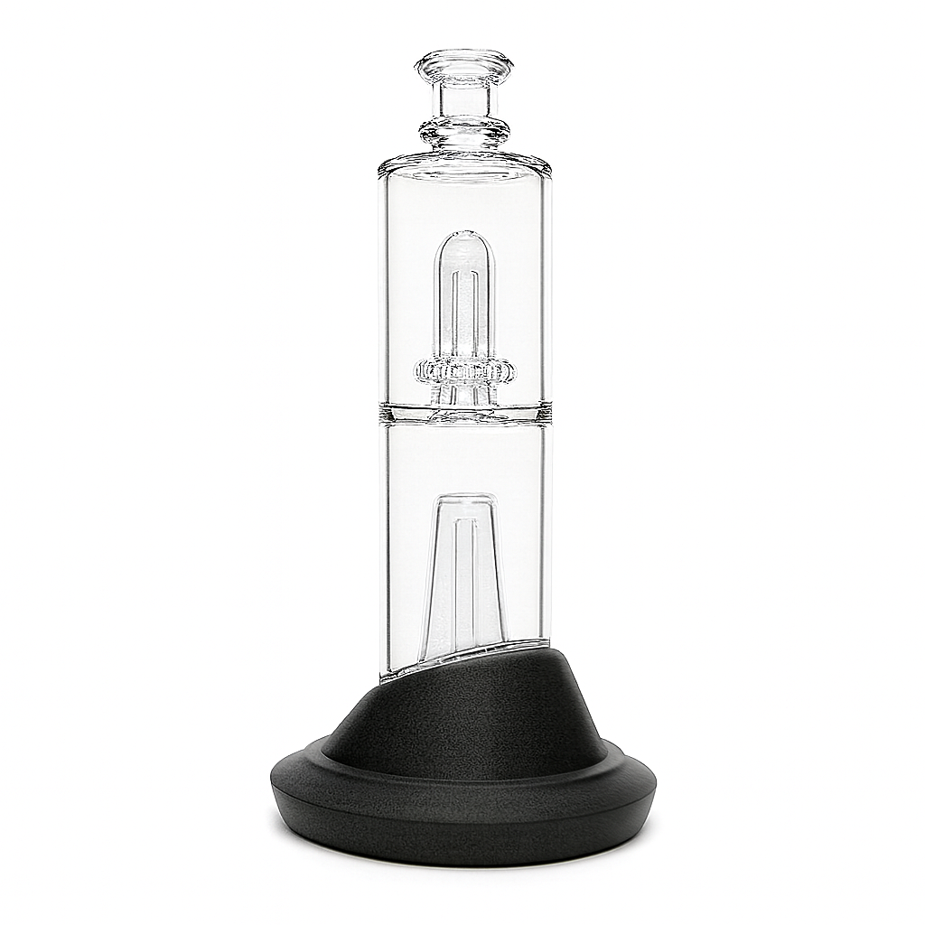 Clear Double Perc Wet Top Attachment for Puffco Peak