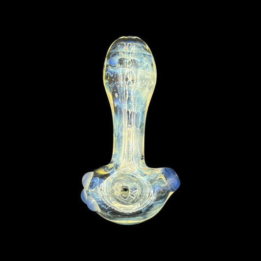 Fumed Glass Hand Pipe by The Beardless Menace