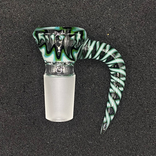 18mm Wig-Wag 4-Hole Glass Bowl Slide – CW Glass Art