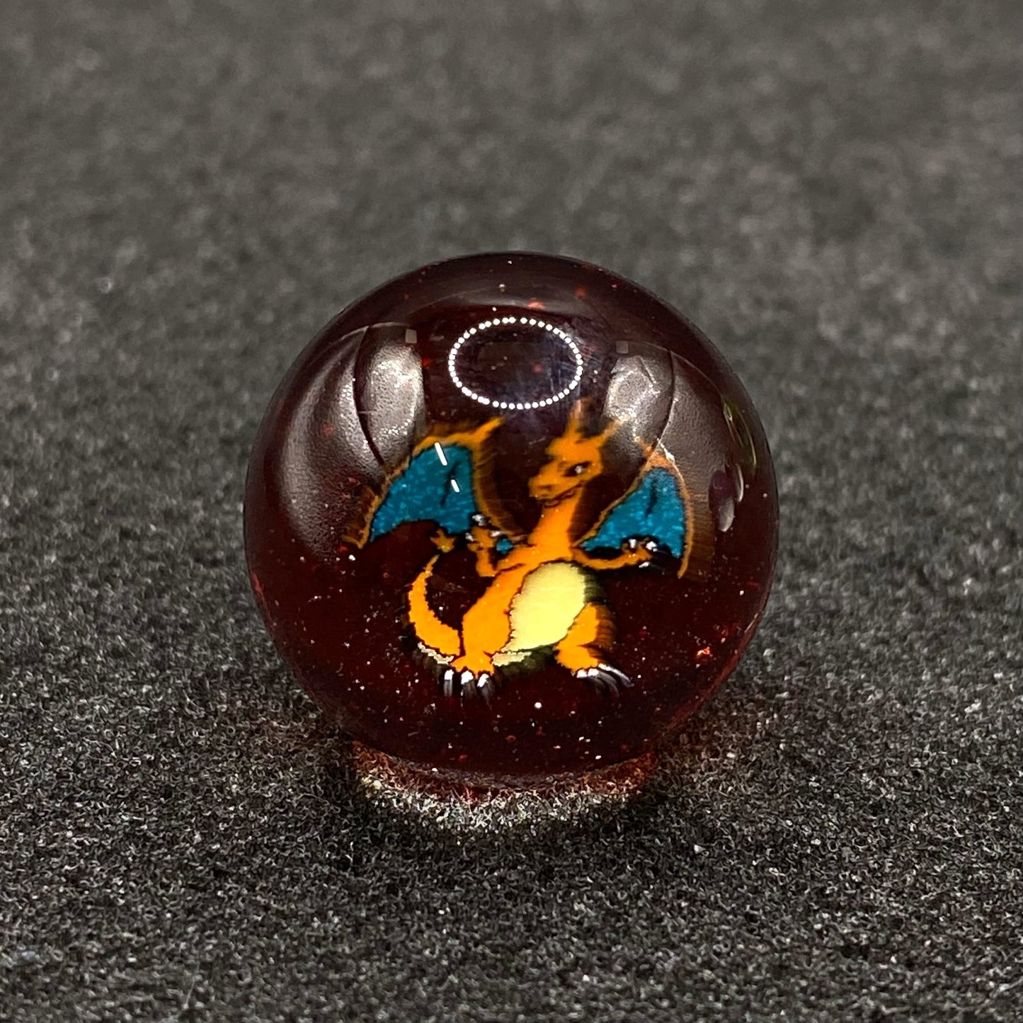 Pokemon Charizard Marble Top by Keys Glass