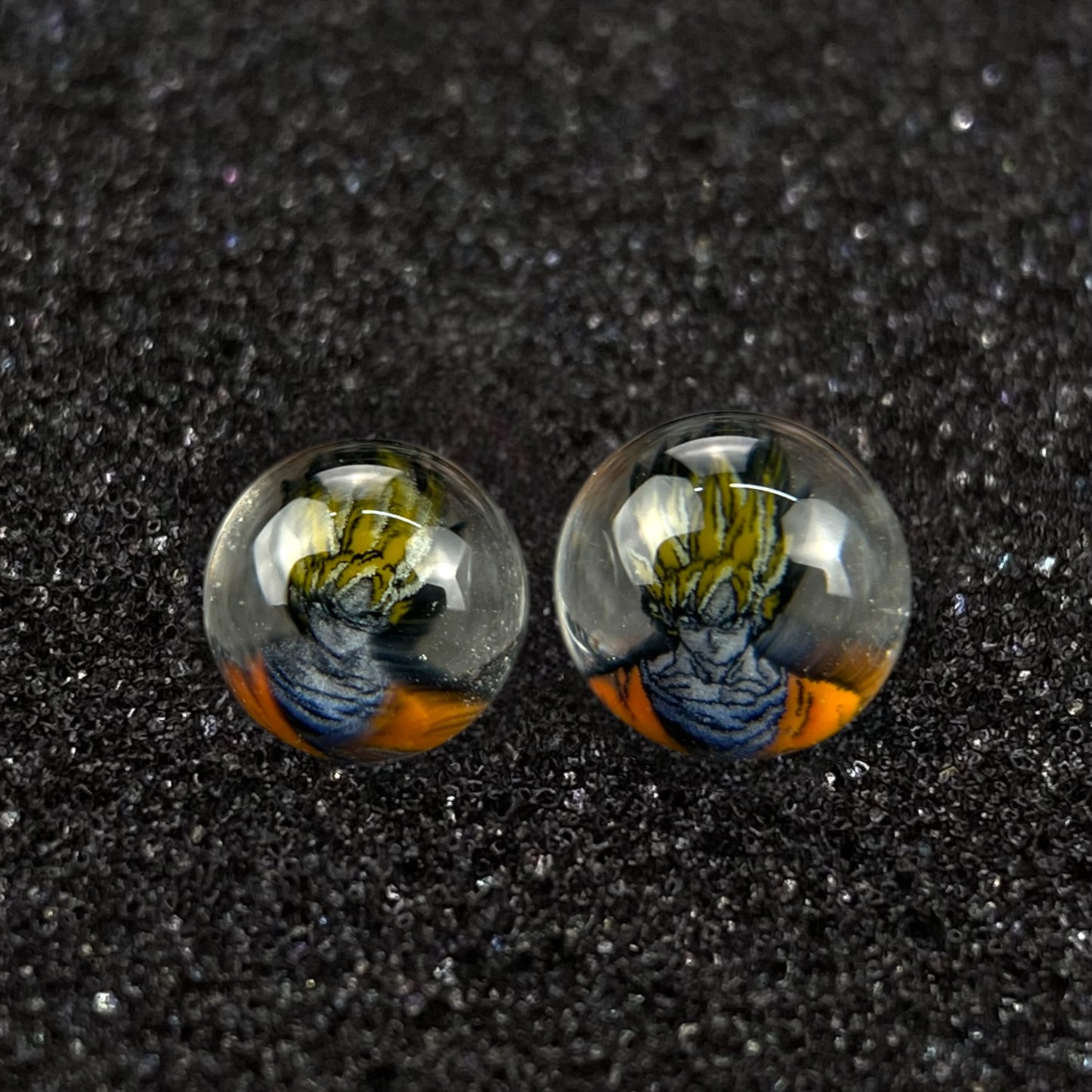 Steven H Glass – Goku Super Saiyan Millie Terp Pearls (2pc Set)