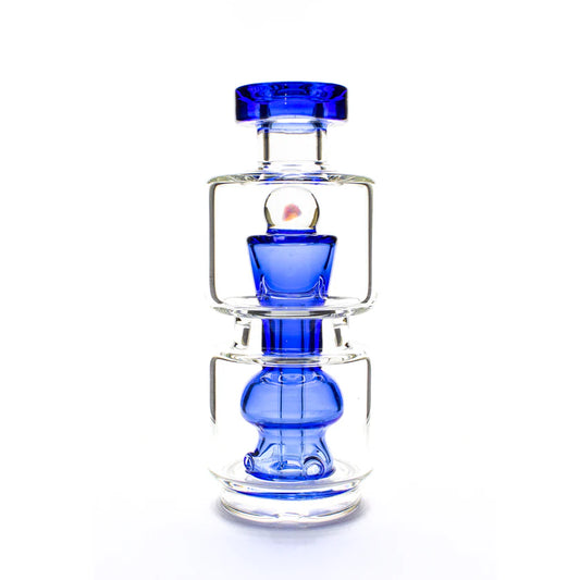 Blue Opal Mushroom Wet Top Attachment for Puffco Peak