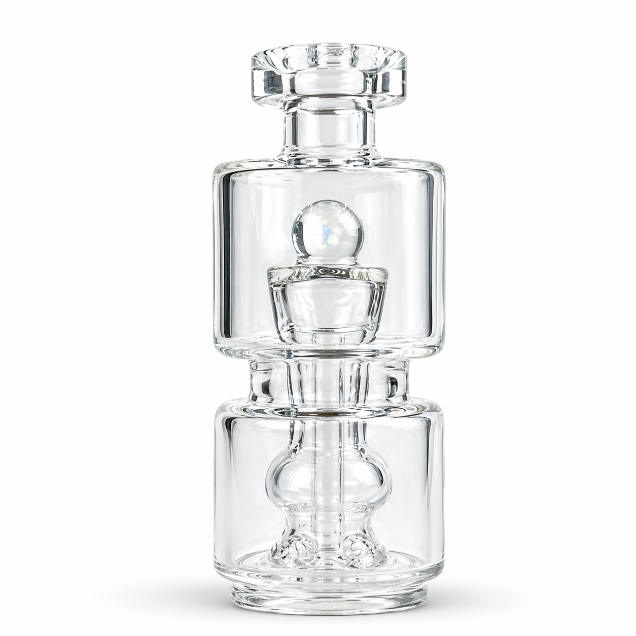 Clear Opal Mushroom Wet Top Attachment for Puffco Peak