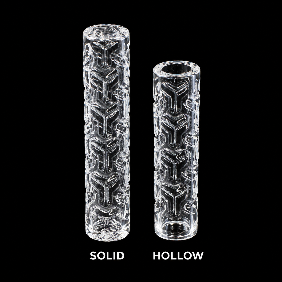 6mm Geo-Y Quartz Terp Pillar – Hollow & Solid Options