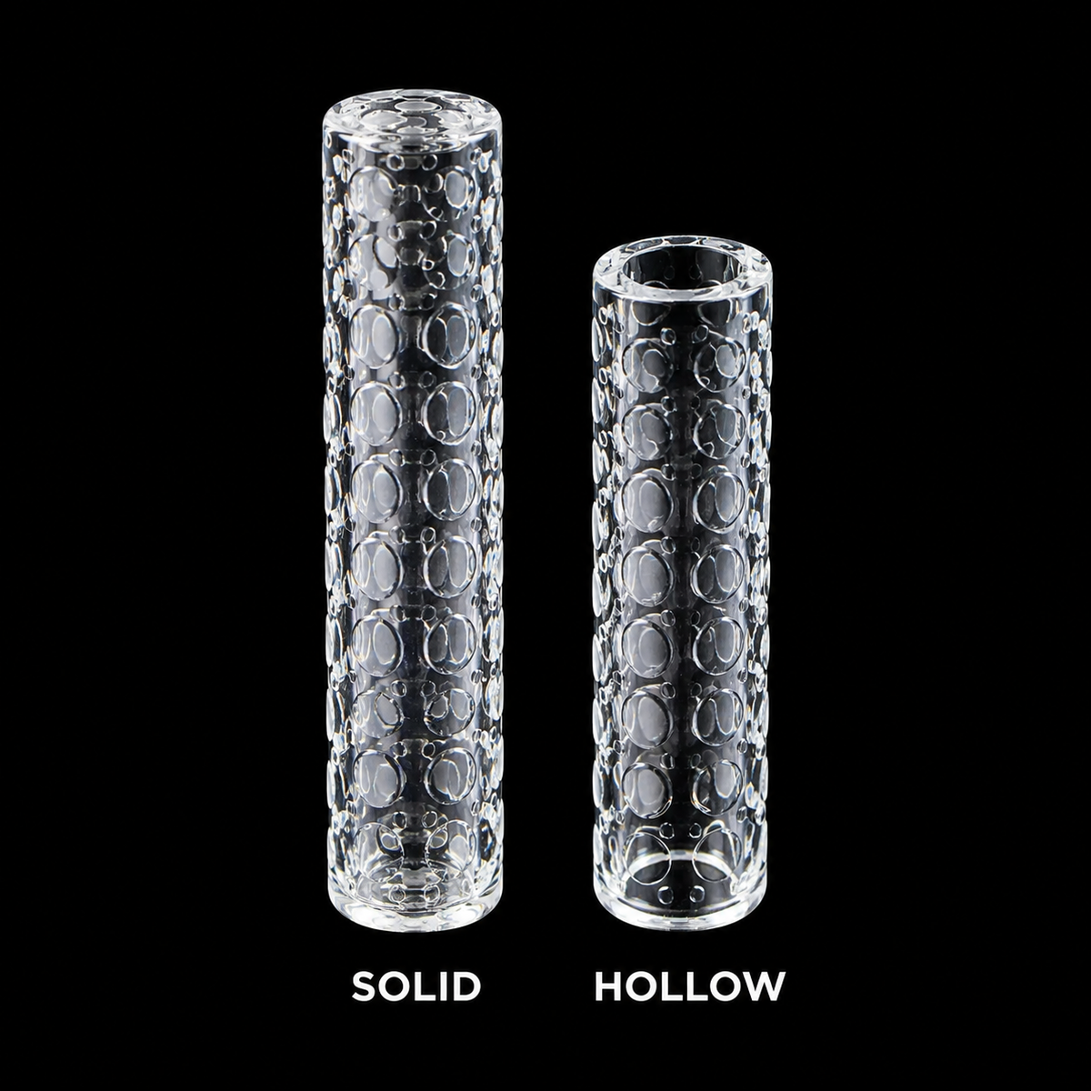6mm Studded Dot Quartz Terp Pillar – Solid & Hollow