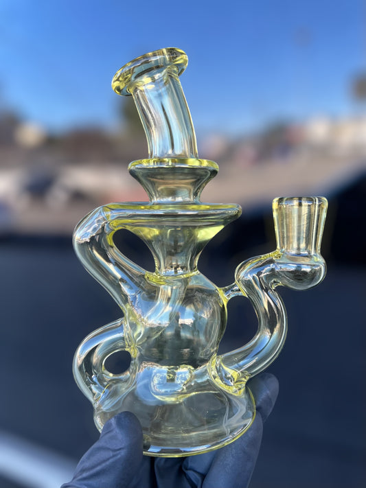 Serum Klein Recycler by Desi B Glass