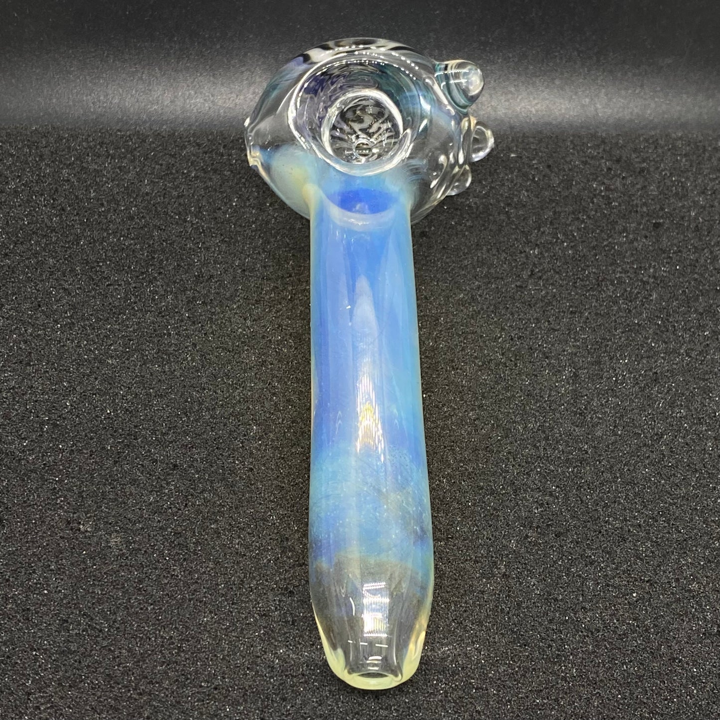 Fumed Wig Wag Hand Pipe by Nephilim Glass