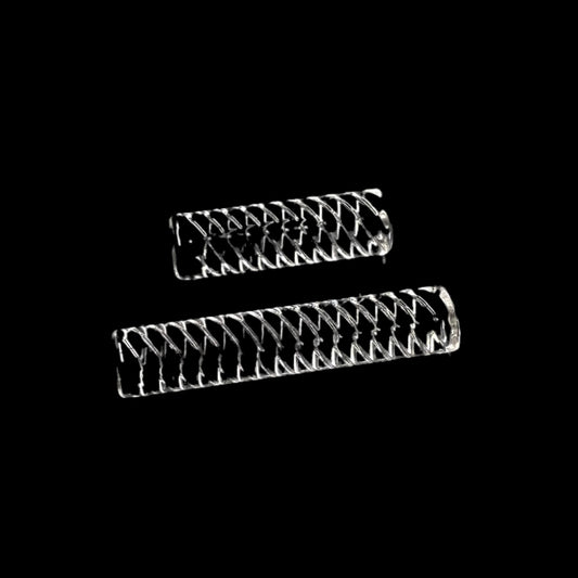 6mm Solid Quartz Terp Pillars - Spiral
