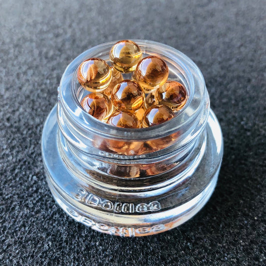 6mm Orange Sapphire Terp Pearls