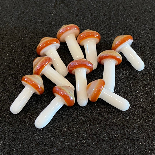 E Bitten Glass - Mushroom Pillar / Valve