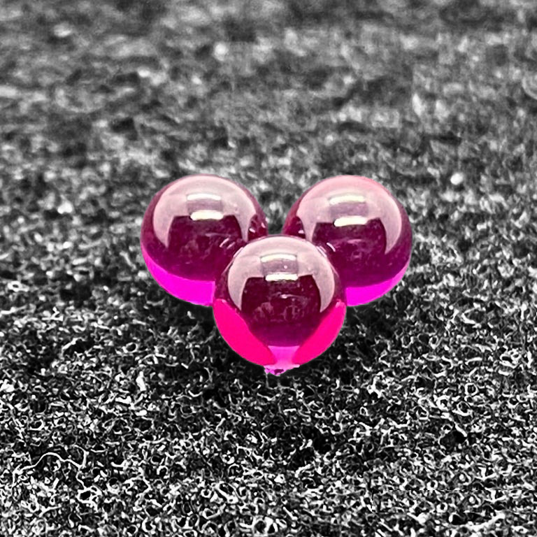3mm Ruby Terp Pearls