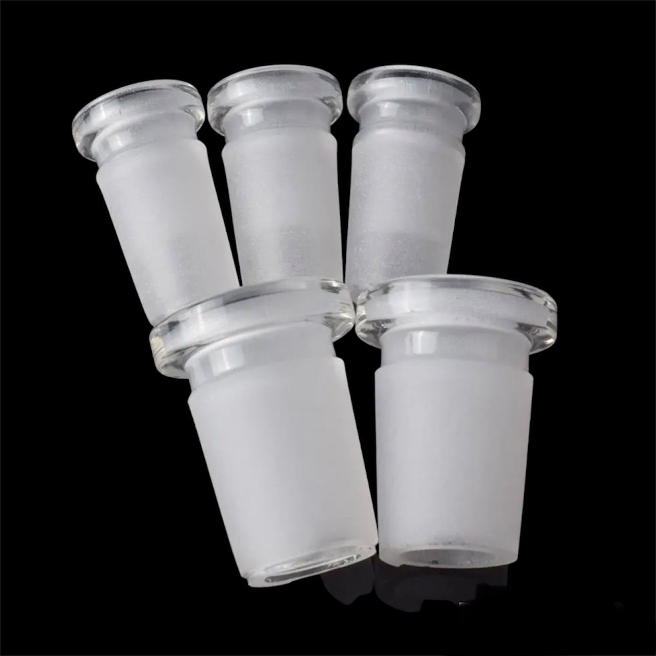 Clear Glass Adaptor - 14mm Male to 10mm Female Joint Converter
