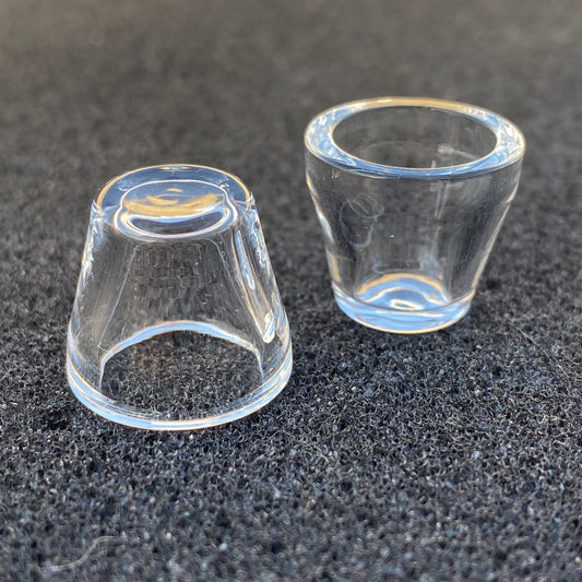 2 Pack Quartz Insert for Puffco Peak OG Replacement Clear Insert Bowl