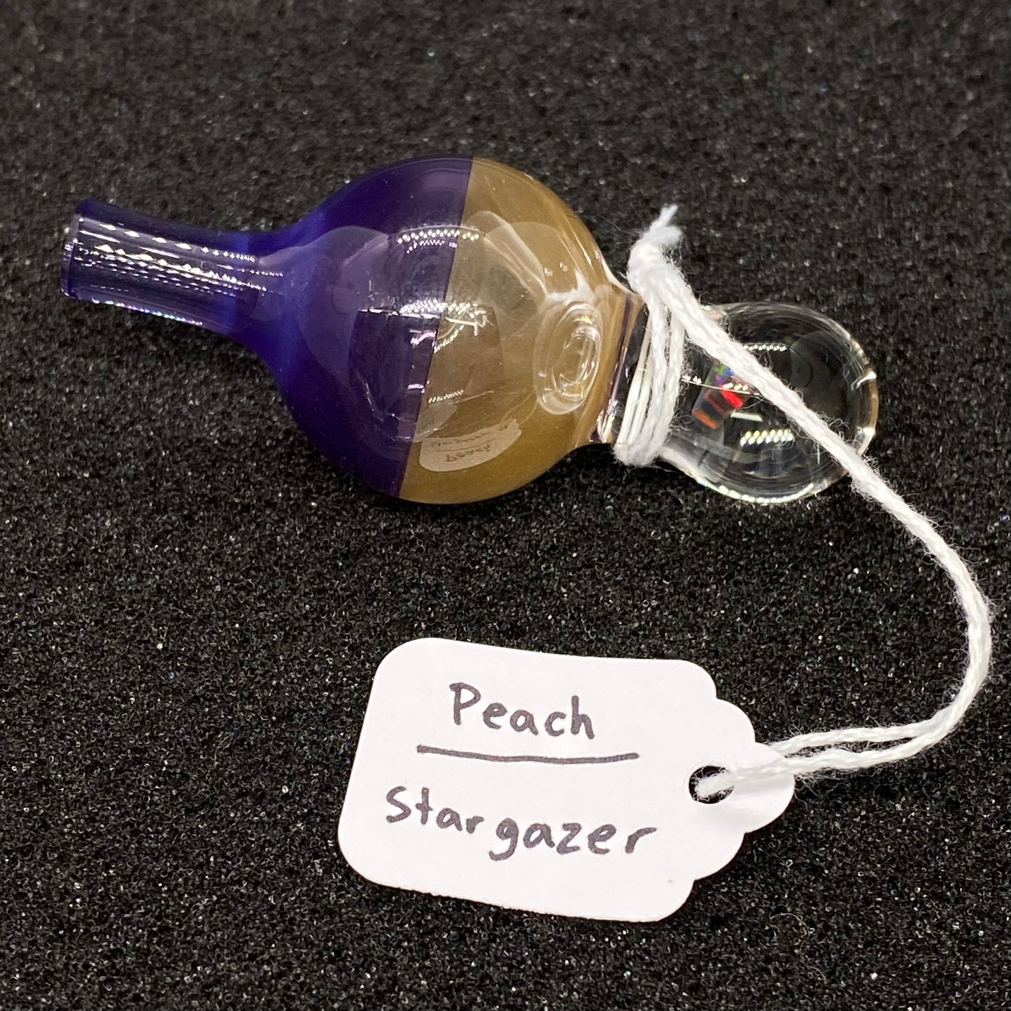 CPB Glass - Peach/Stargazer Dual Color Bubble Cap (25mm)