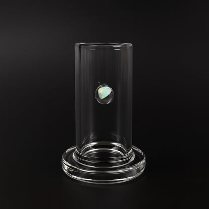 Clear Opal Glass Stand For Puffco Pivot