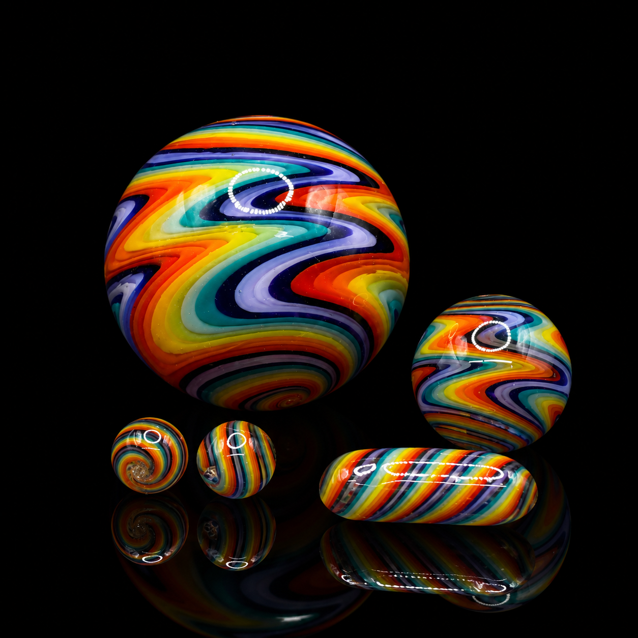 Wig Wag Marble Set – 5 Piece Terp Pearl & Pillar Set