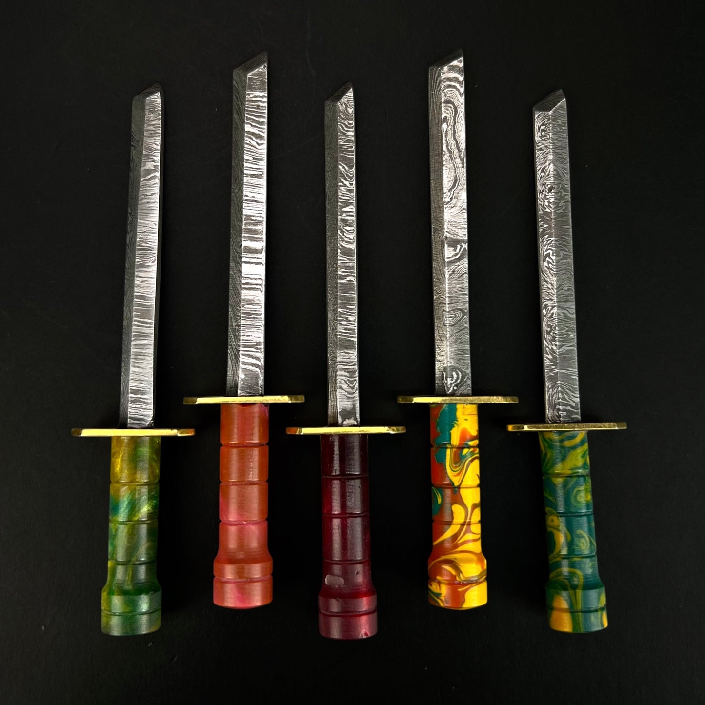 Damascus HK Knives - Damascus Steel Katana Dabber