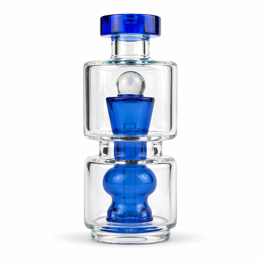 Blue Opal Mushroom Wet Top Attachment for Puffco Peak