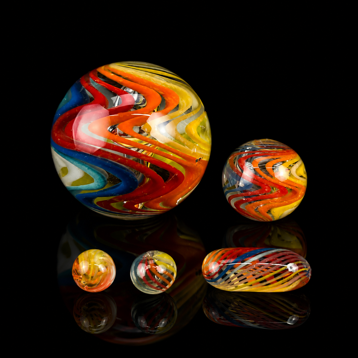 Wig Wag Marble Set – 5 Piece Terp Pearl & Pillar Set