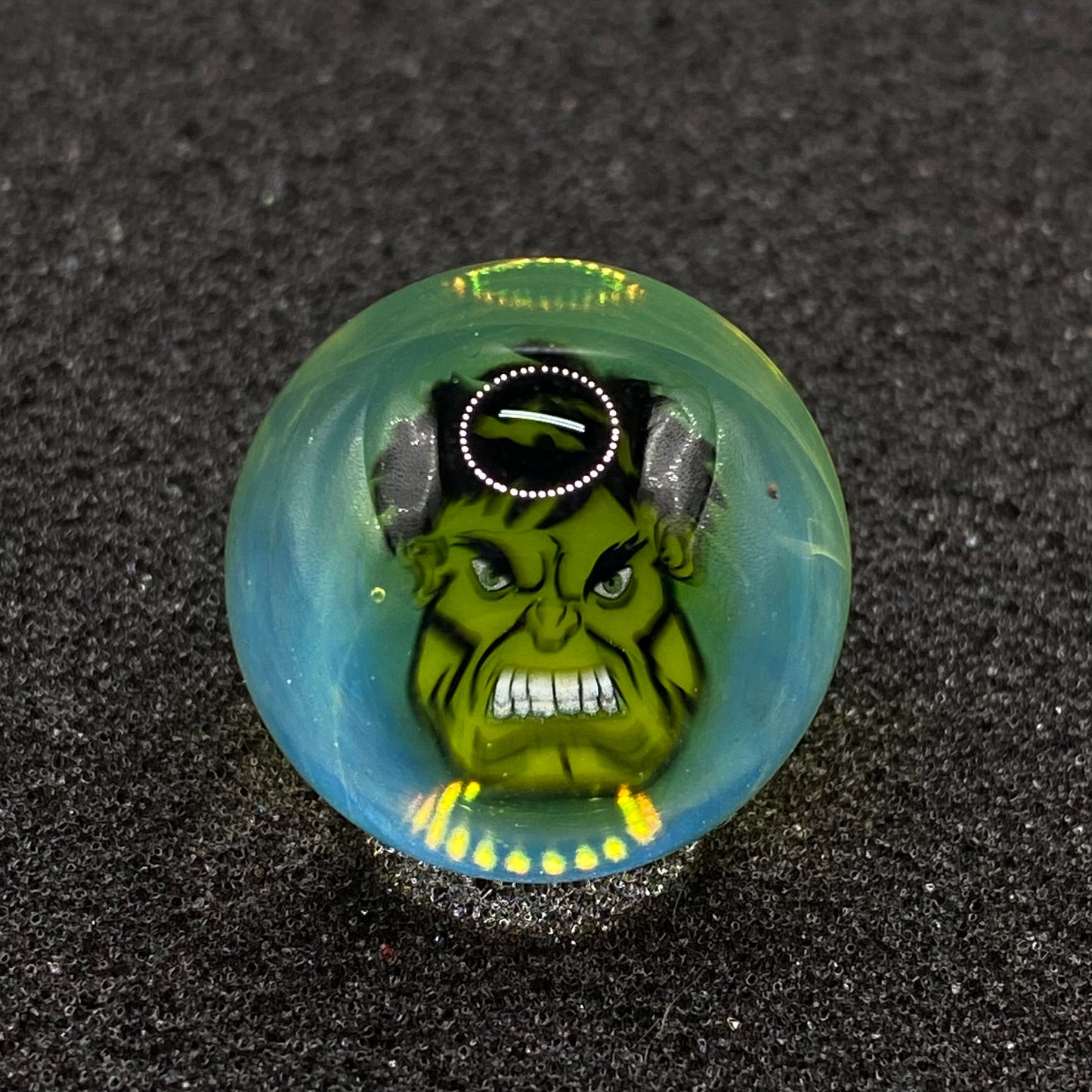 Keys Glass - Hulk Marble Top