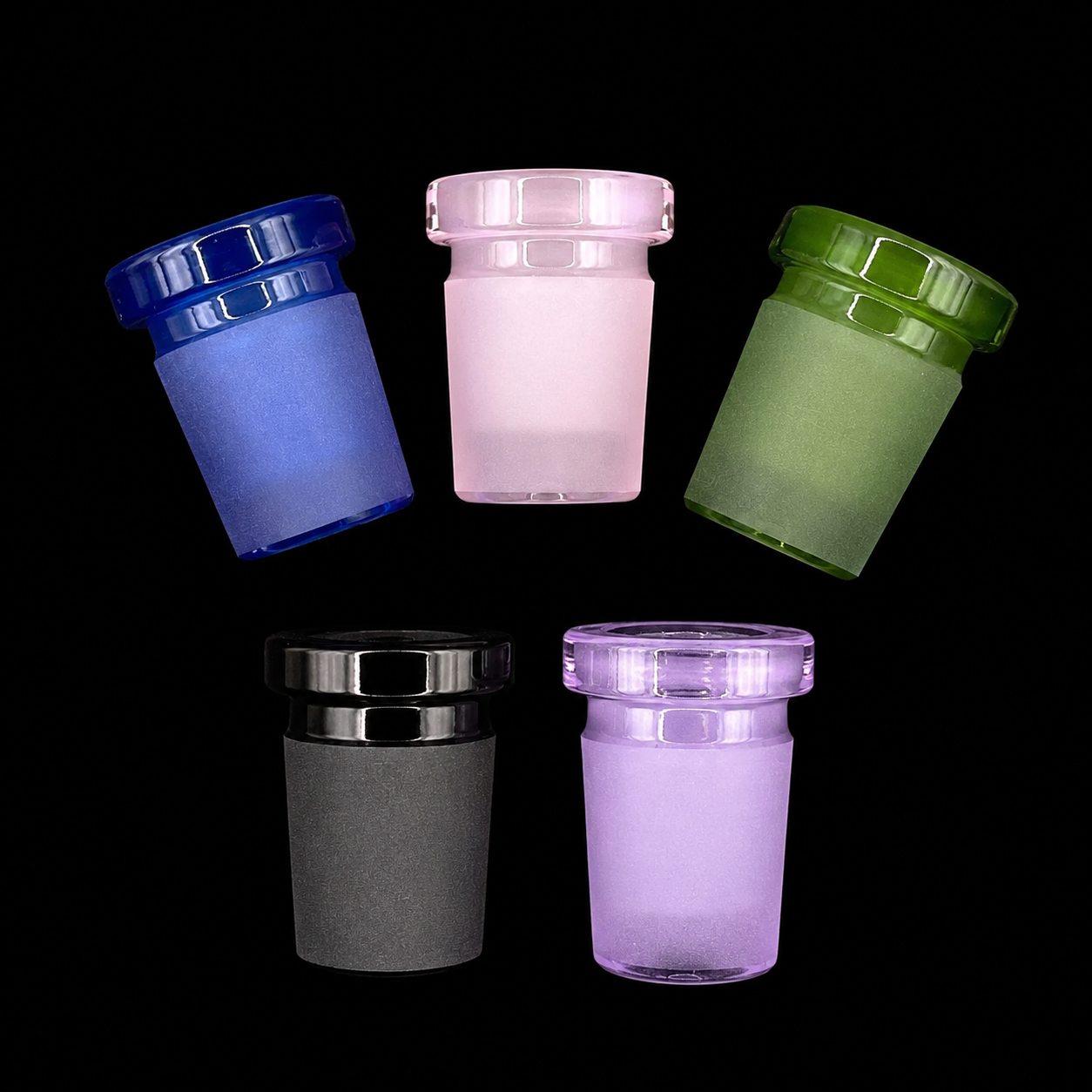 18mm Male to 14mm Female Glass Adapter – Color