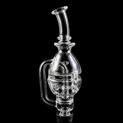 Clear Fab Egg Bubbler Attachment For Puffco Pivot