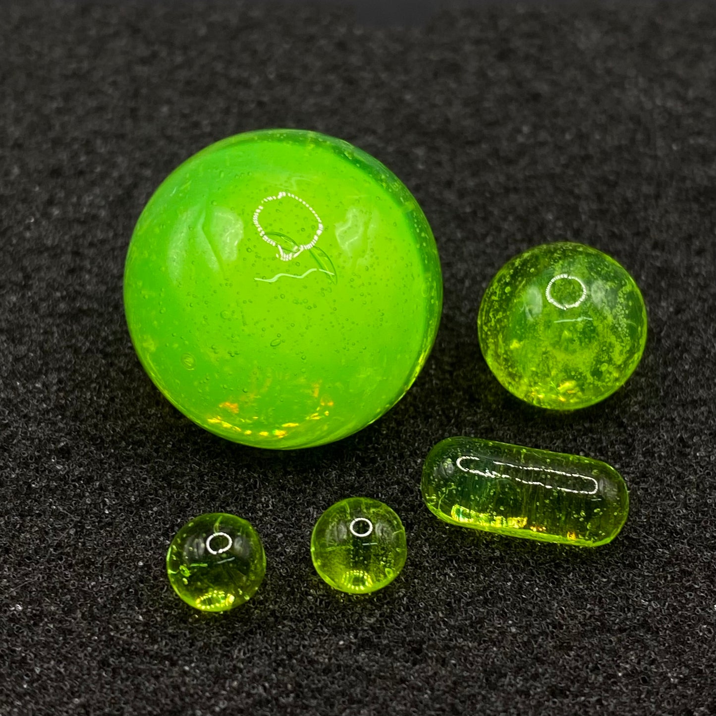Green Slyme Marble Set - 5 Piece