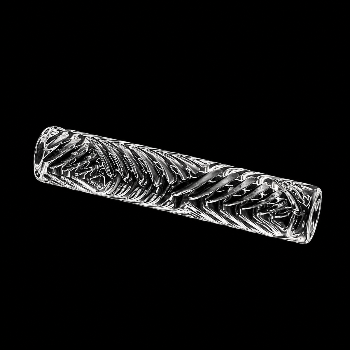 6mm Fern Leaf Quartz Terp Pillar – Hollow & Solid Options