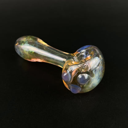 Fumed Glass Hand Pipe by The Beardless Menace