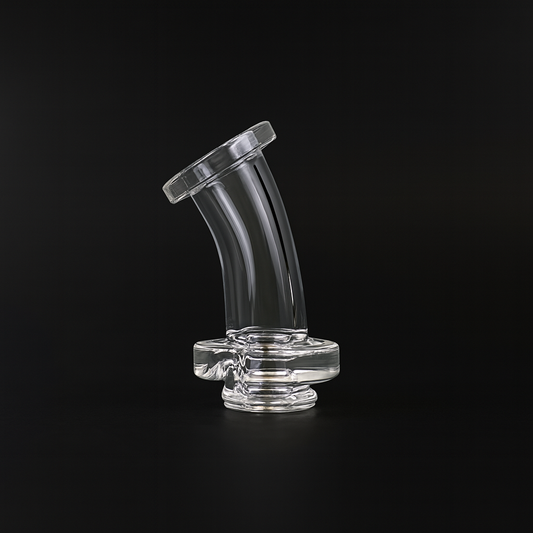 Clear Pivot Spinner Glass Mouthpiece