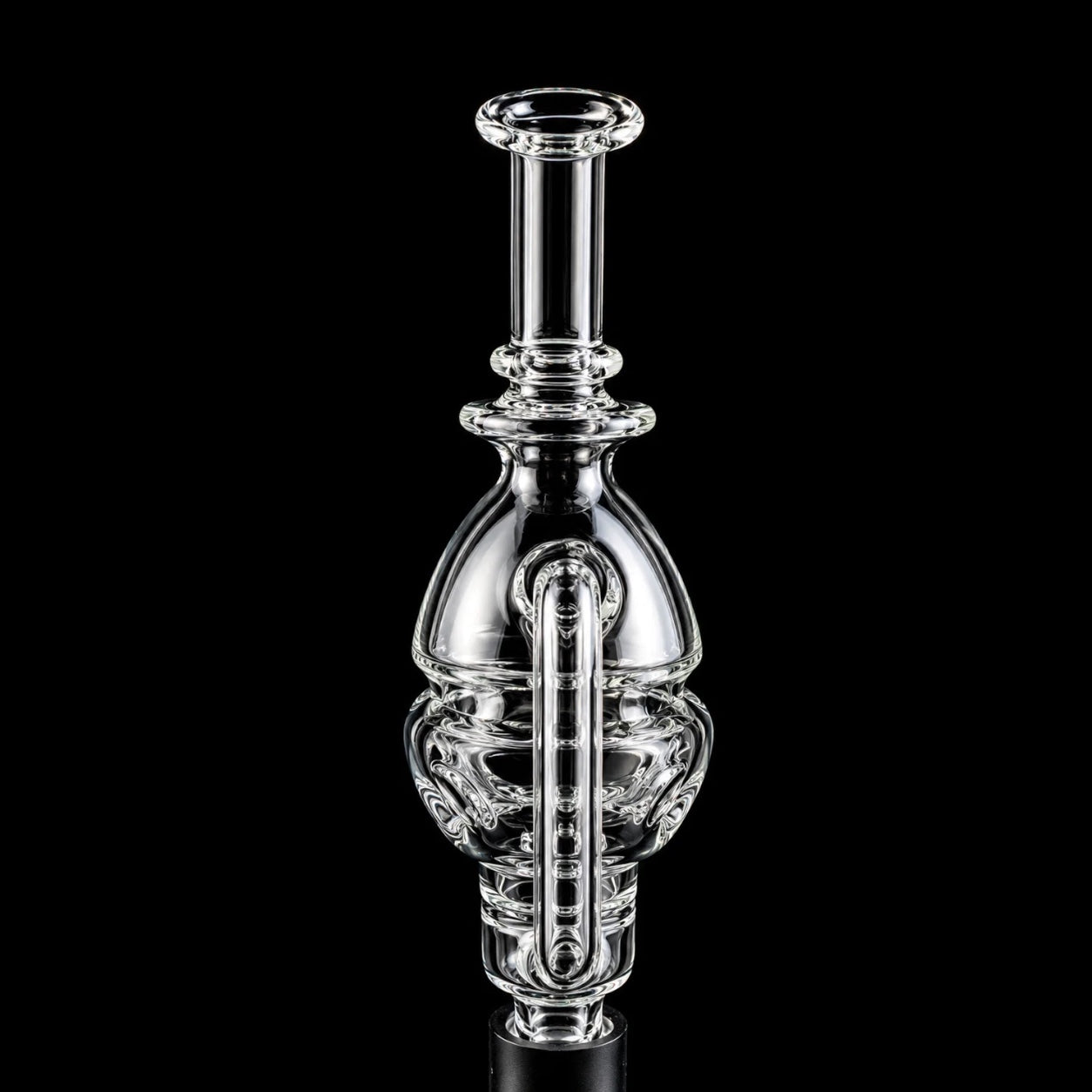 Clear Fab Egg Bubbler Attachment For Puffco Pivot