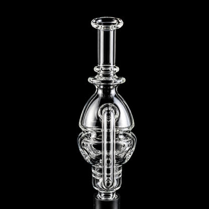 Clear Fab Egg Bubbler Attachment For Puffco Pivot