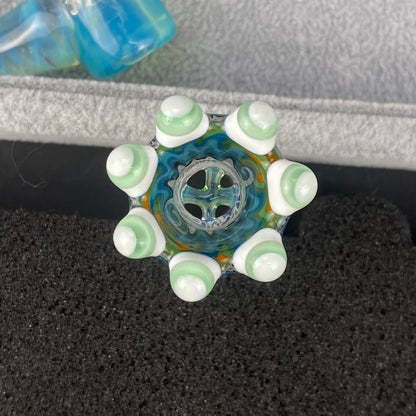 Who's Mike Fro - 18mm 4-Hole Glass Slide