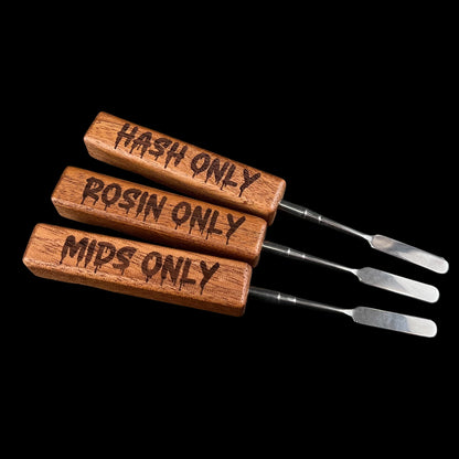Gee West Engraved Premium Wood Dab Tool