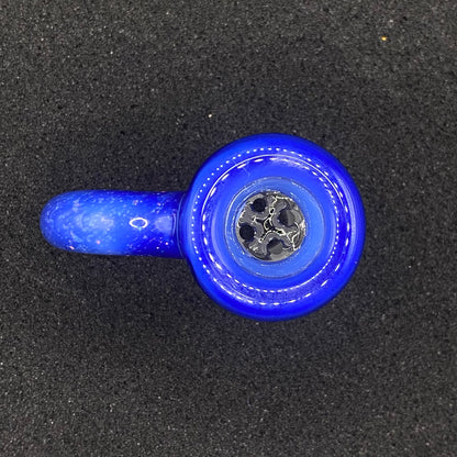 18mm Glass Bowl Slide – 4 Hole by CW Glass Art