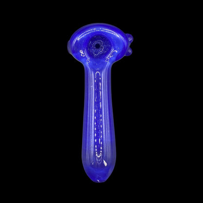 Cobalt Blue Glass Hand Pipe by Magizle