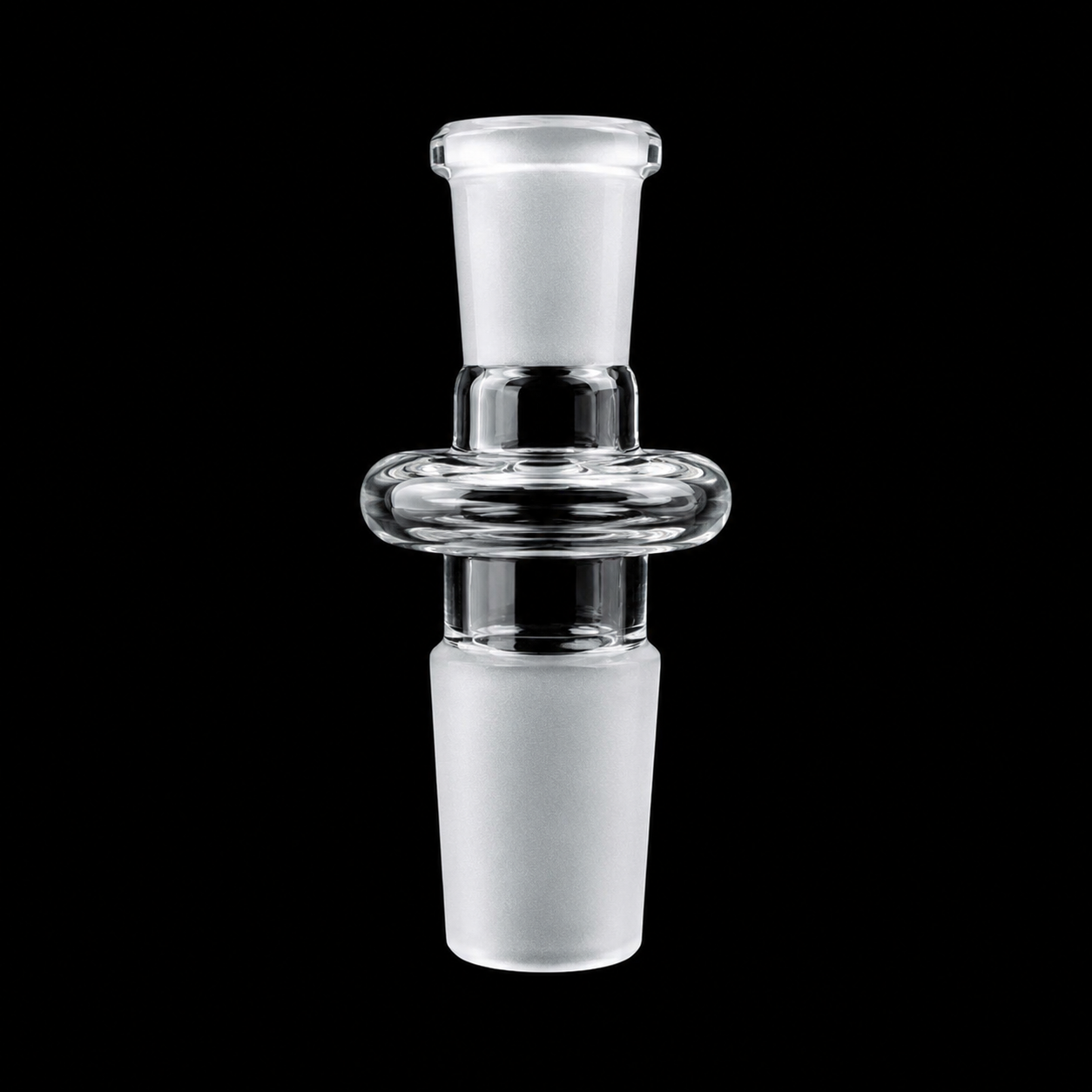 18mm Male to 10mm Female Glass Adapter – Clear