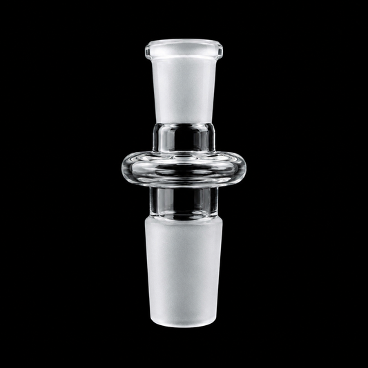 18mm Male to 10mm Female Glass Adapter – Clear
