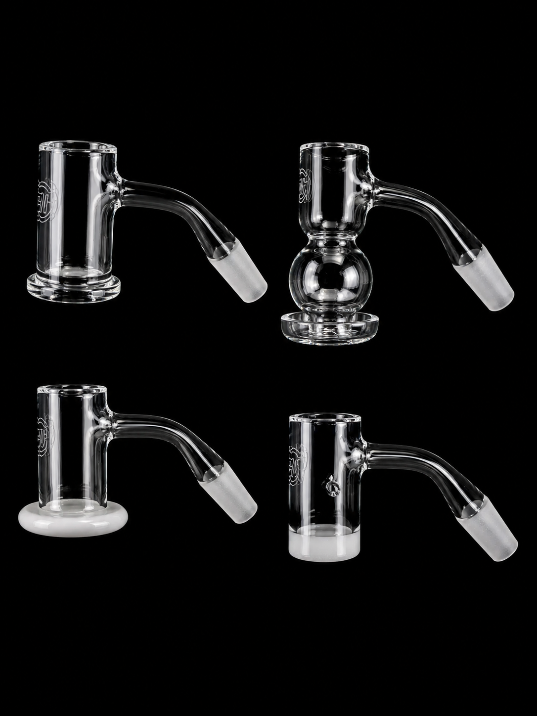 8 Pack - 14mm 45° Quartz Banger Bundle