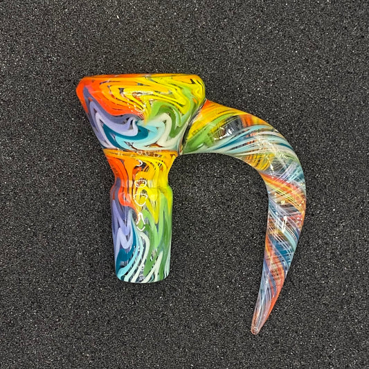 18mm Wig-Wag 4-Hole Glass Bowl Slide – CW Glass Art