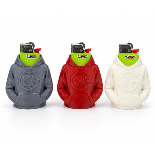 Big Lighter Hoodie Sleeve Stand – 3D Printed Display Base