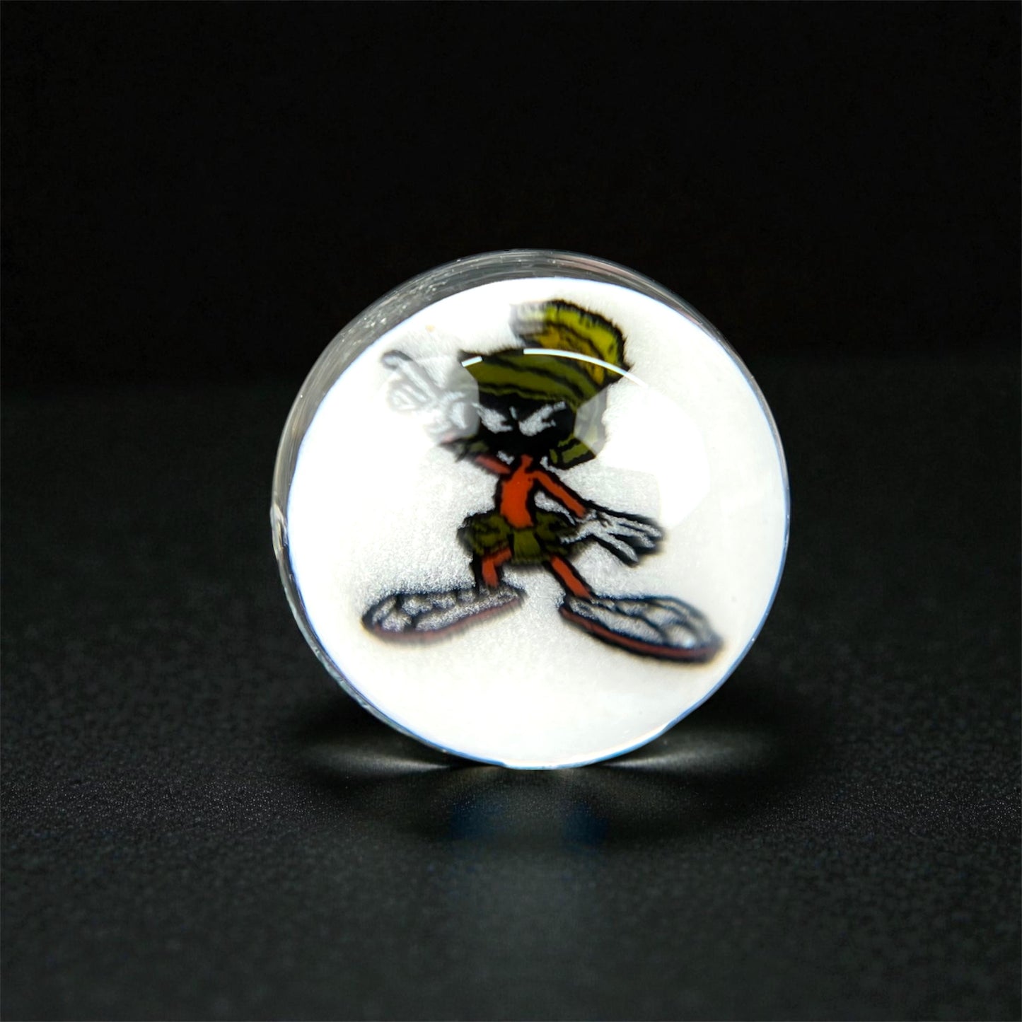 Steven H Glass – Marvin the Martian Millie Valve Marble (12–13mm)