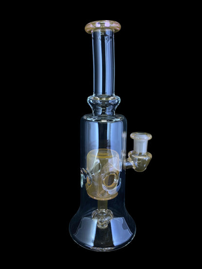Gold Fume Fab Hanger by Evan Chait Glassworks