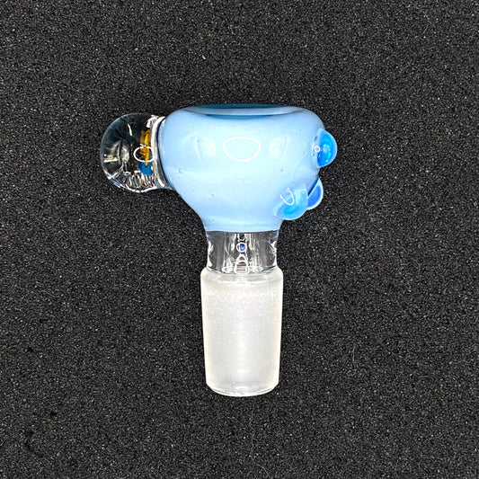 Keys Glass - 14mm Single Hole Glass Bowl Slide - The Simpsons Comic Book Guy