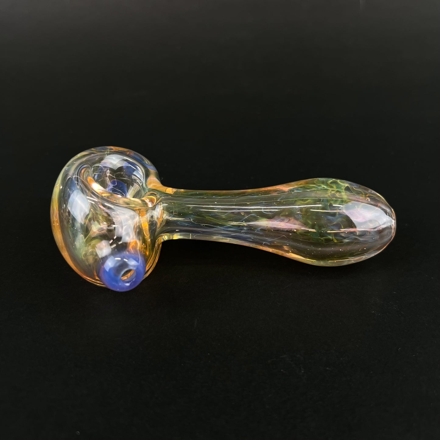 Fumed Glass Hand Pipe by The Beardless Menace