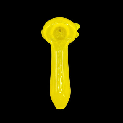Yellow Crayon Glass Hand Pipe by Magizle