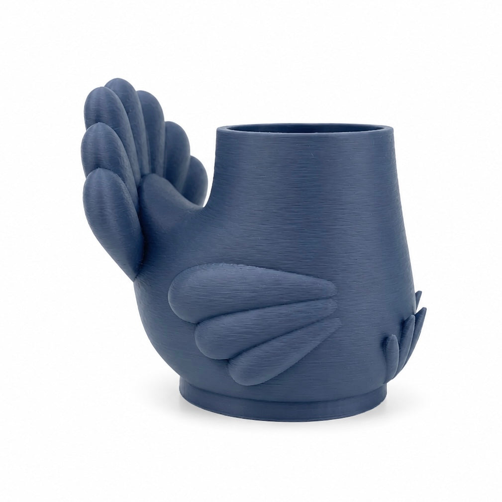 Grey Pigeon Bird 3D Printed Puffco Proxy Core Attachment - 710PrintShop