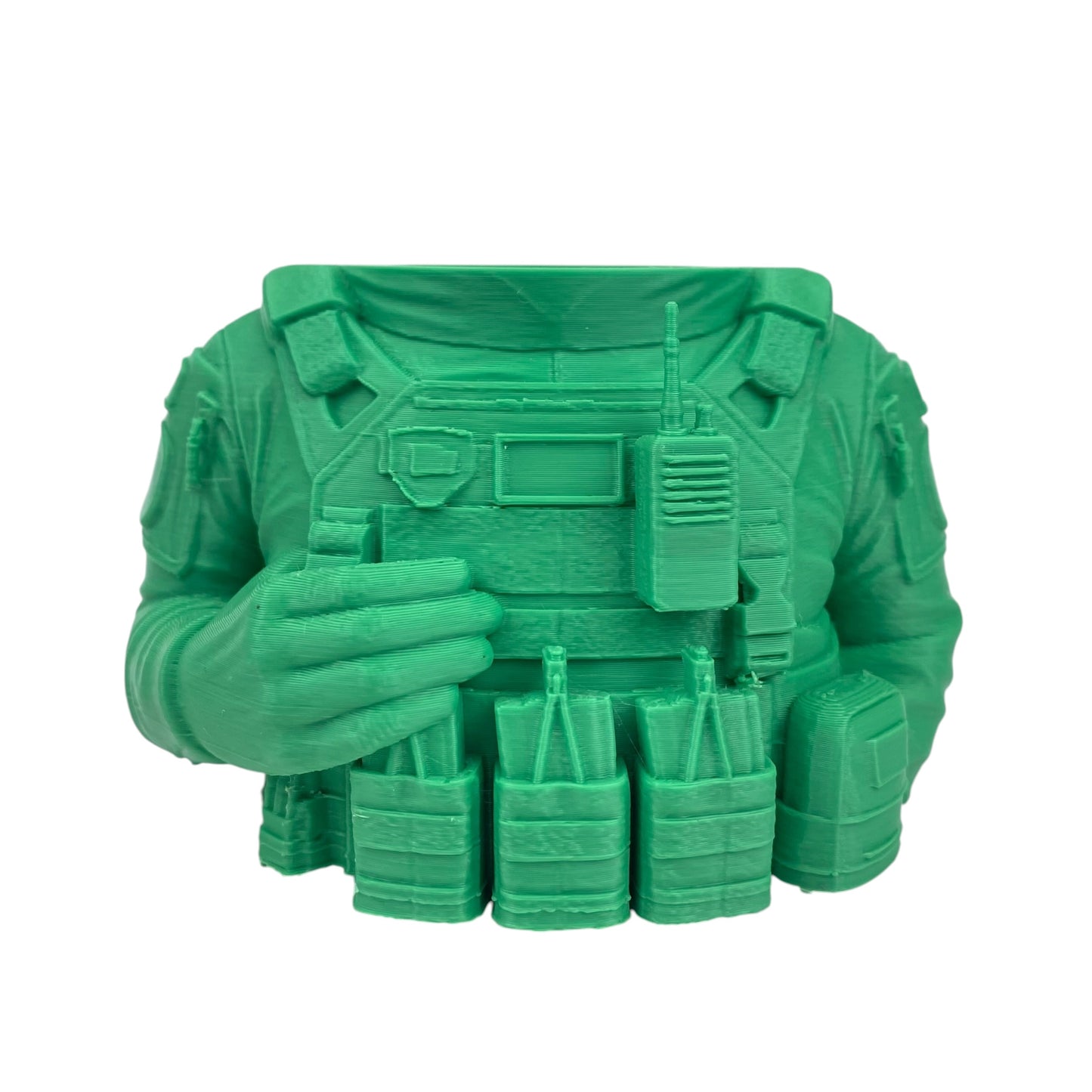 Green Army Man 3D Printed Puffco Proxy Core Attachment - 710PrintShop